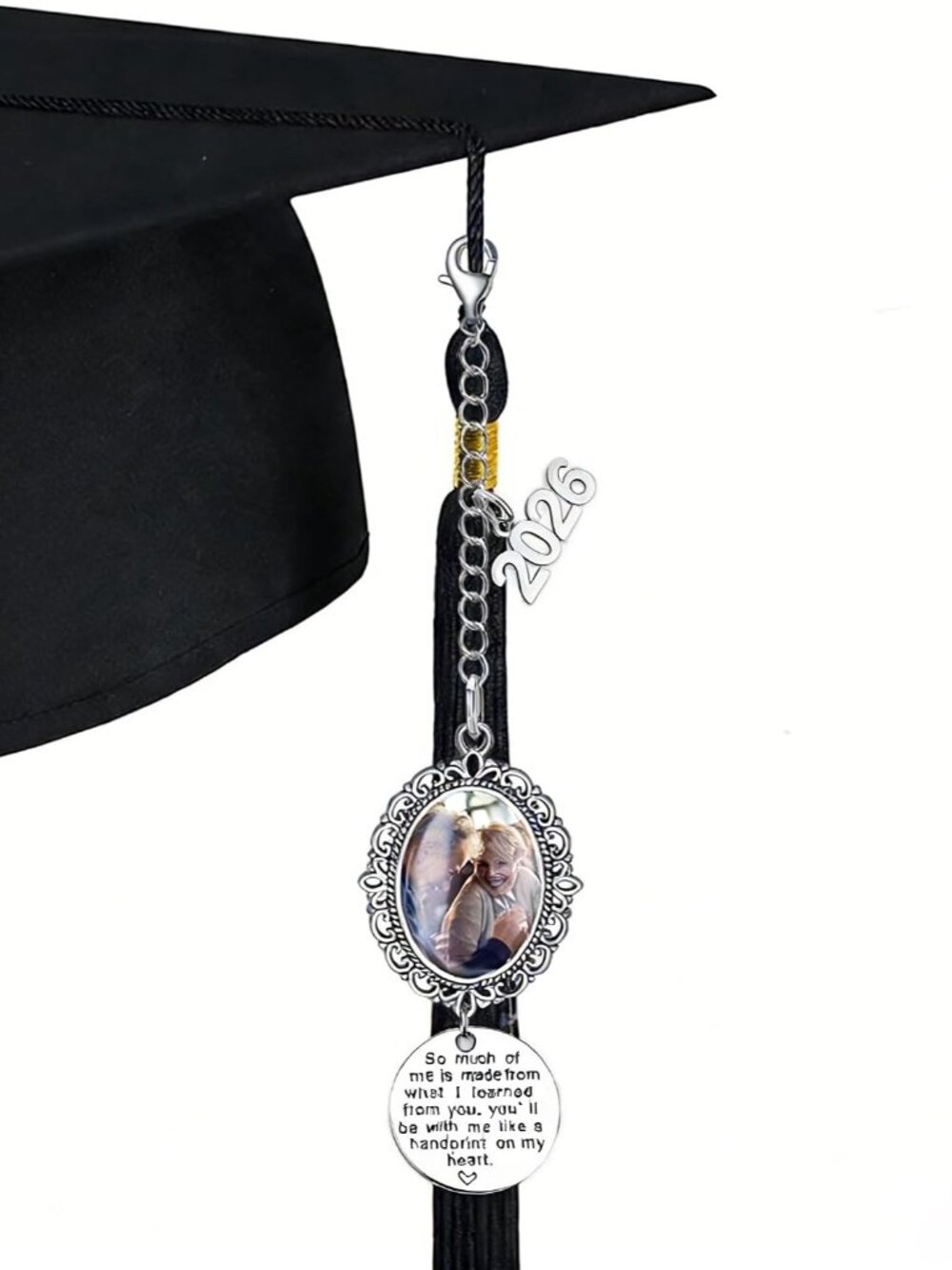 2026 Graduate Memorial Photo Charm Tassel Memorial Charm Class of 2026 Graduatio